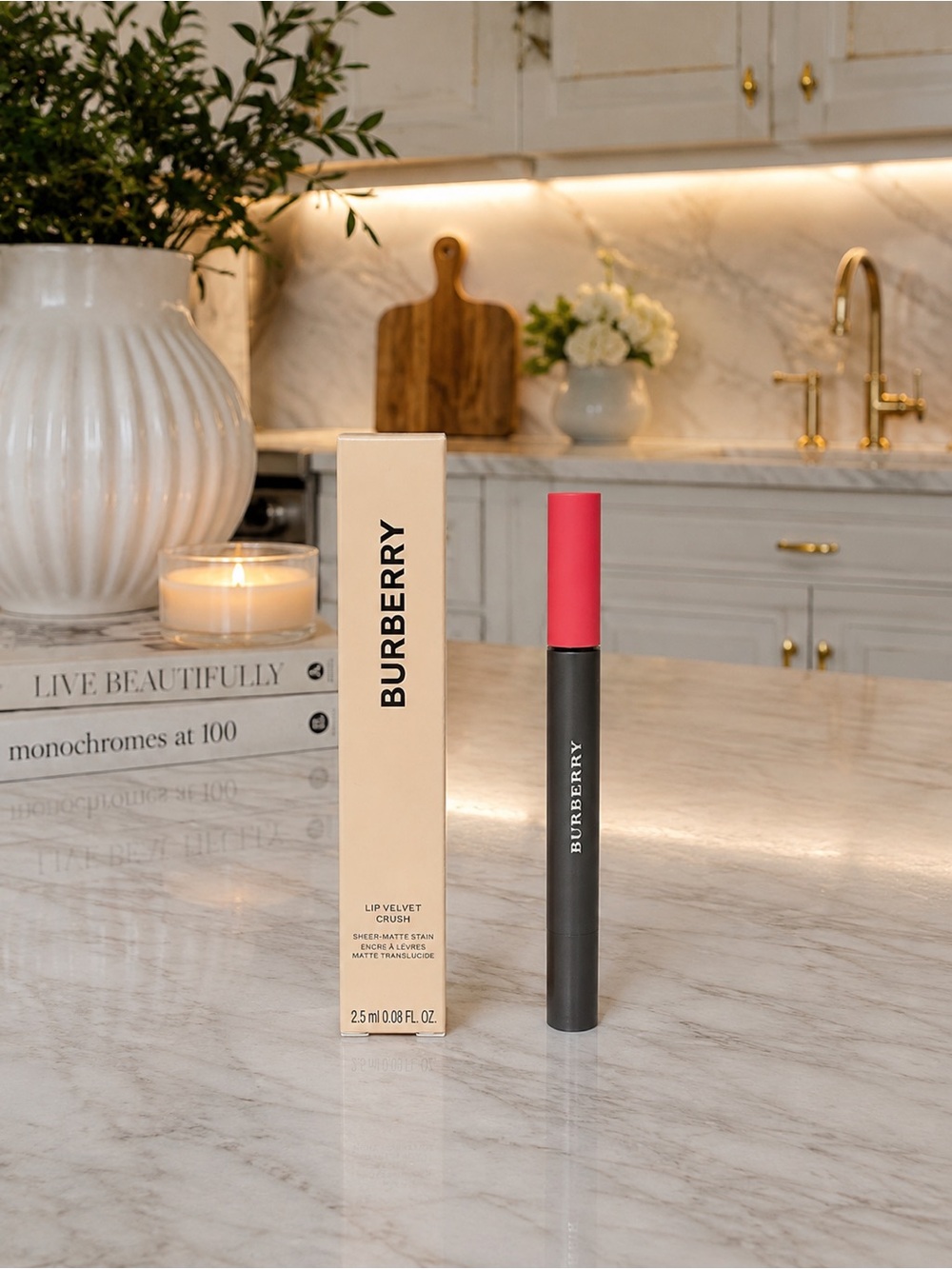 Burberry Lip Velvet Crush 16 Copper Pink NIB Discontinued Rare
